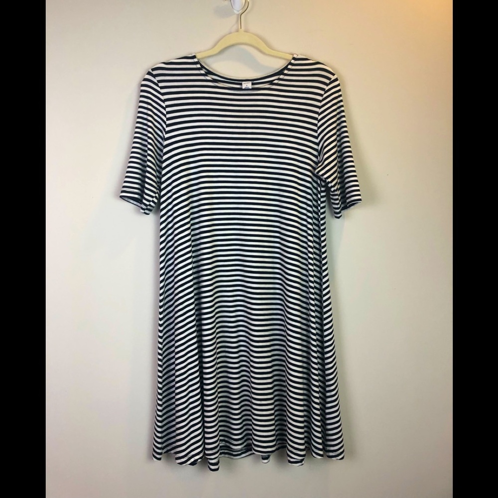 Black & White Striped Dress